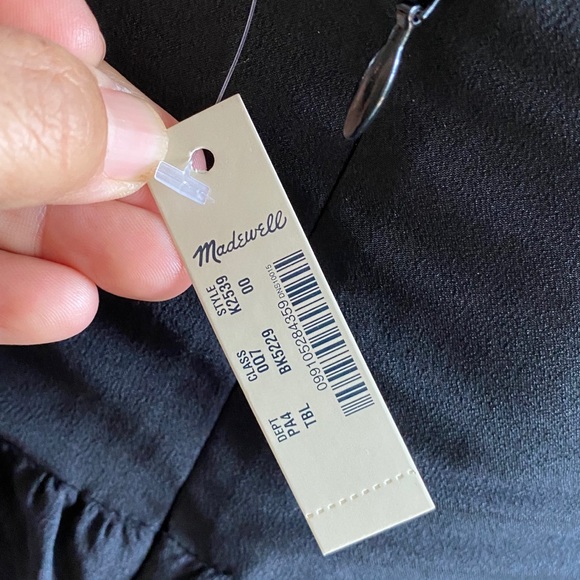 Madewell Thisle black Cami Jumpsuit NWT size 00 - Picture 8 of 12